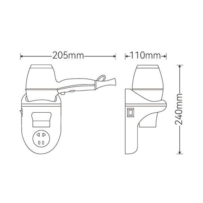 Cordless Hair Dryer With Stand