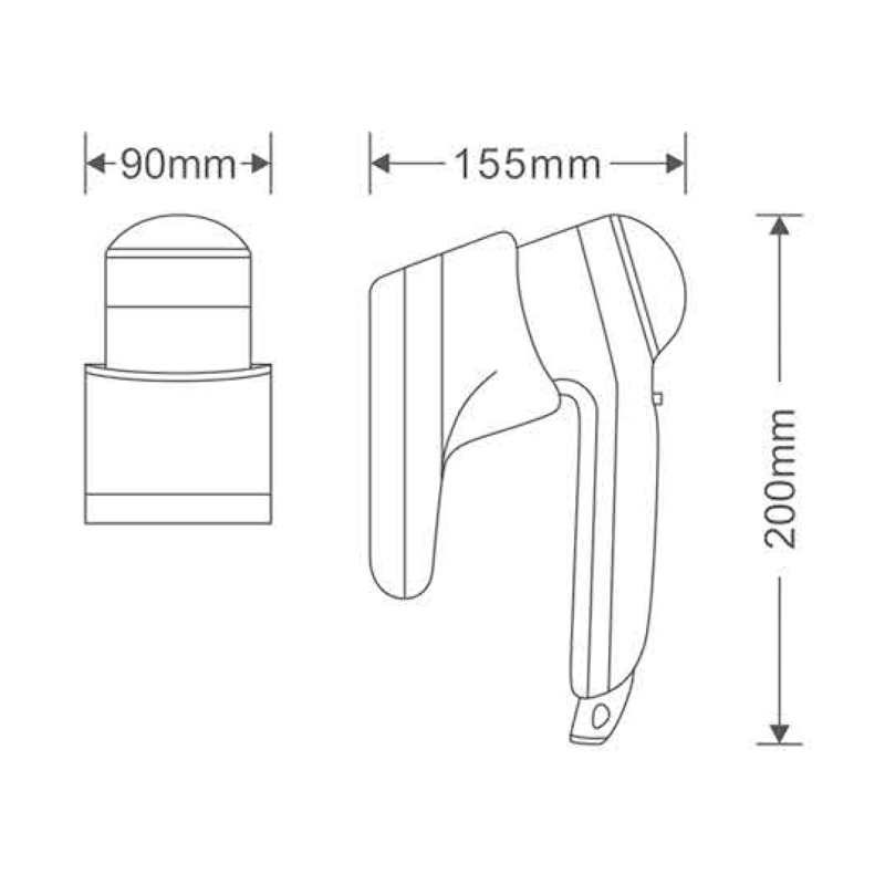White Portable Hair Dryer