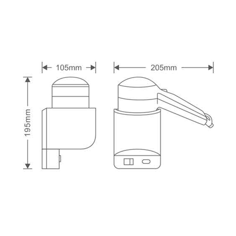 Bathroom Home Hotel Wall Mounted Hair Dryer