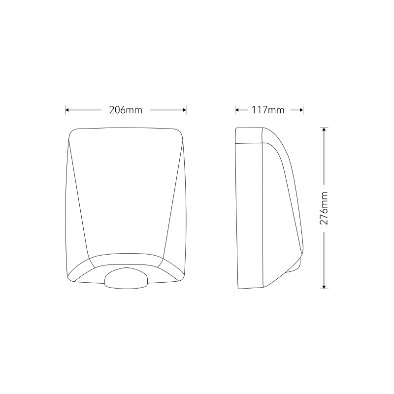 Hot/Cold Air Hand Dryer