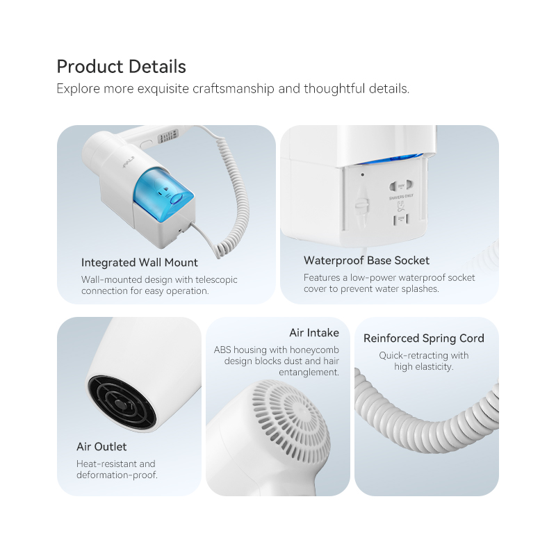 High Power Hotel Hair Dryer
