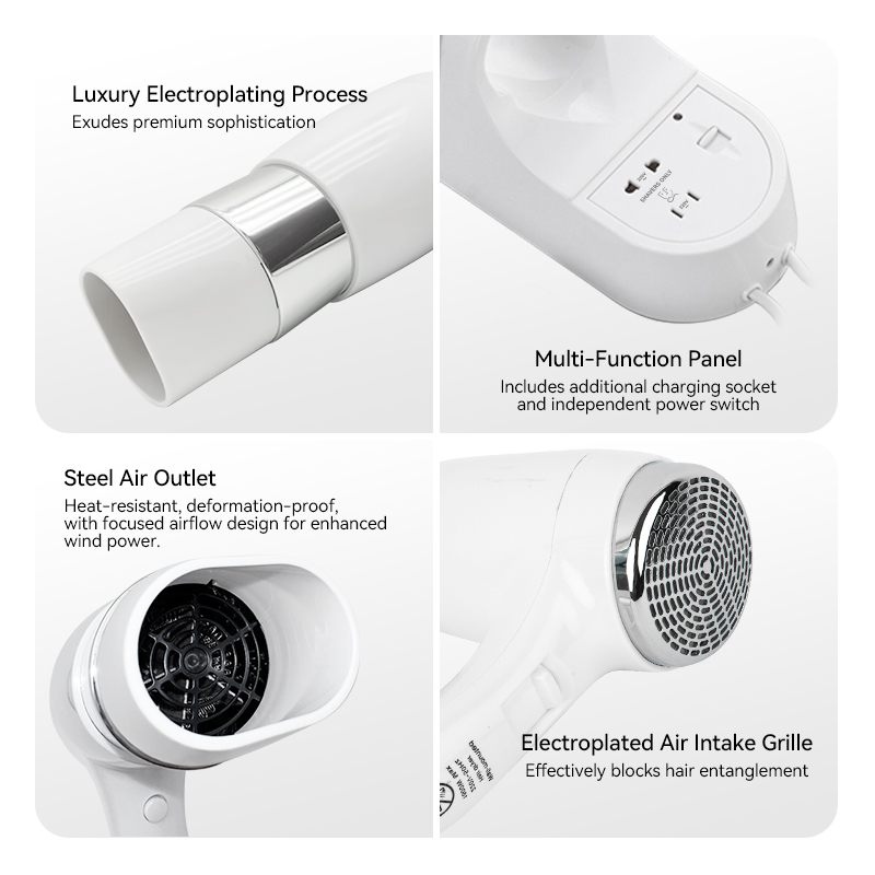 Wall-Mounted Bathroom Hair Dryer