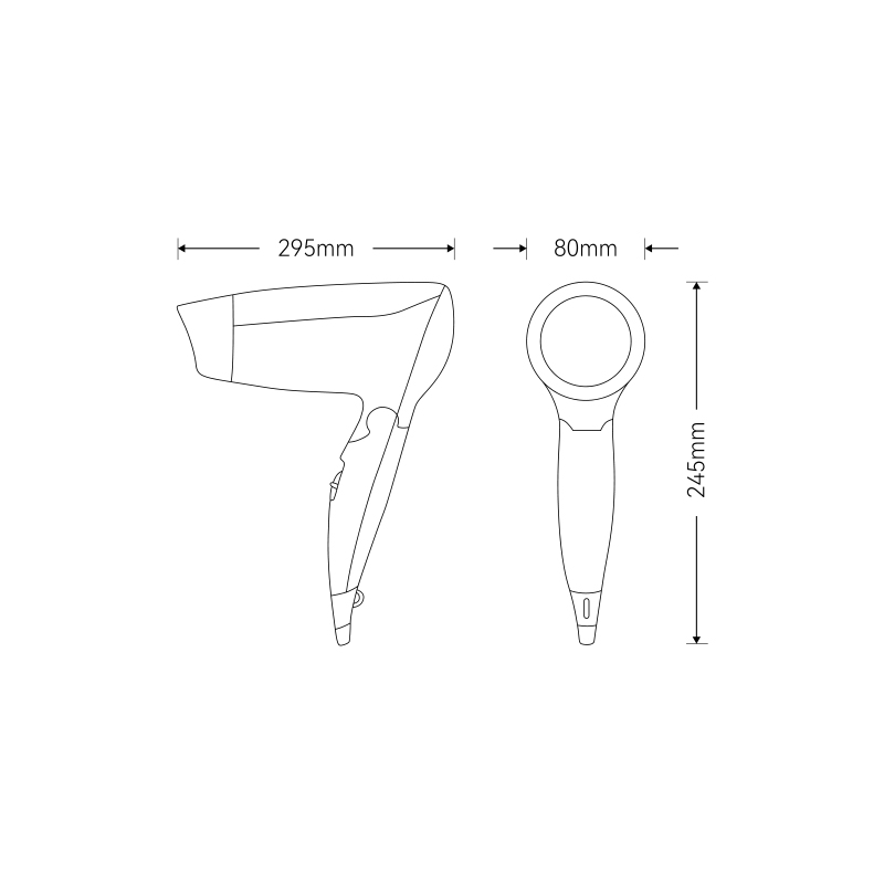 Low Noise Hair Dryer